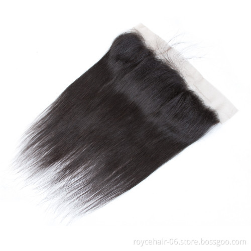 Cambodian Water Wave Light Brown Fine Swiss Lace Frontal ,Peruvian Hair Thin Skin 13 x 4 Lace Frontal